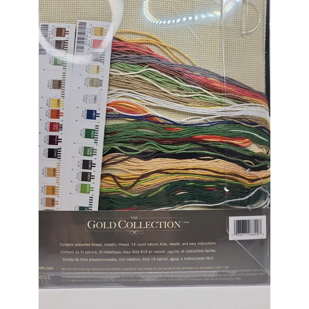 Dimensions Gold Collection 12 Days Of Christmas Counted Cross Stitch Kit New